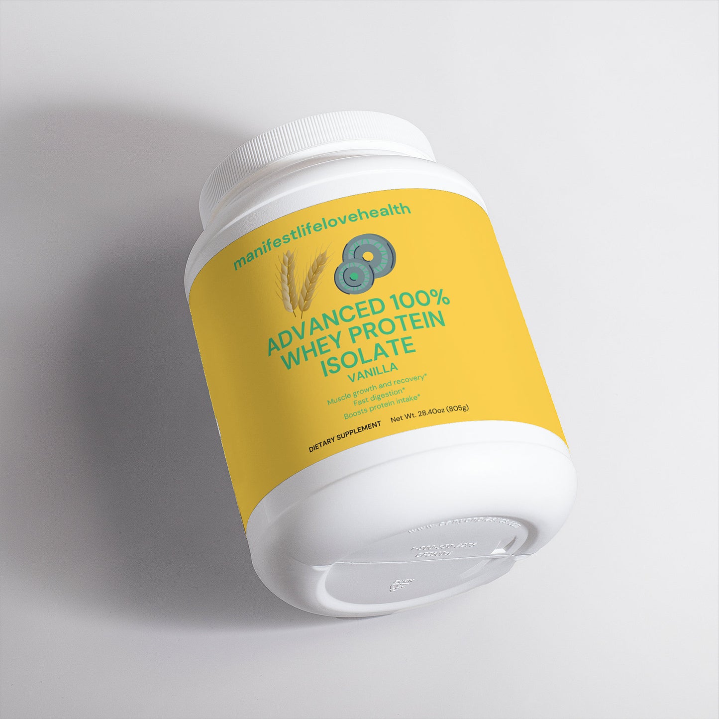 Manifestlifelovehealth Advanced 100% Whey Protein Isolate (Vanilla)