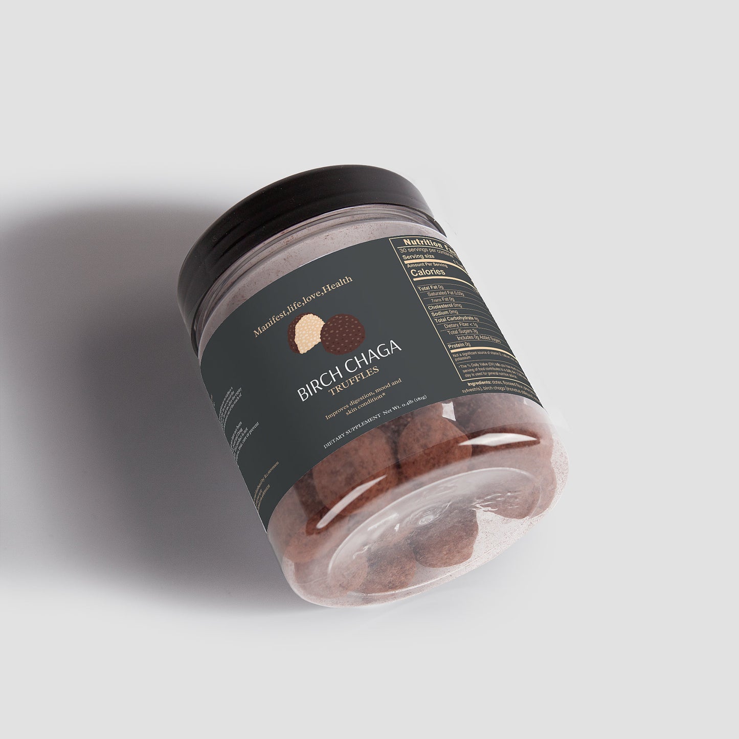 Manifest,life,love, health Birch Chaga Truffles
