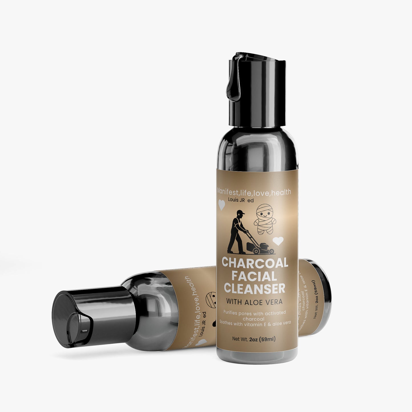 manifest,life,love,health Charcoal Facial Cleanser