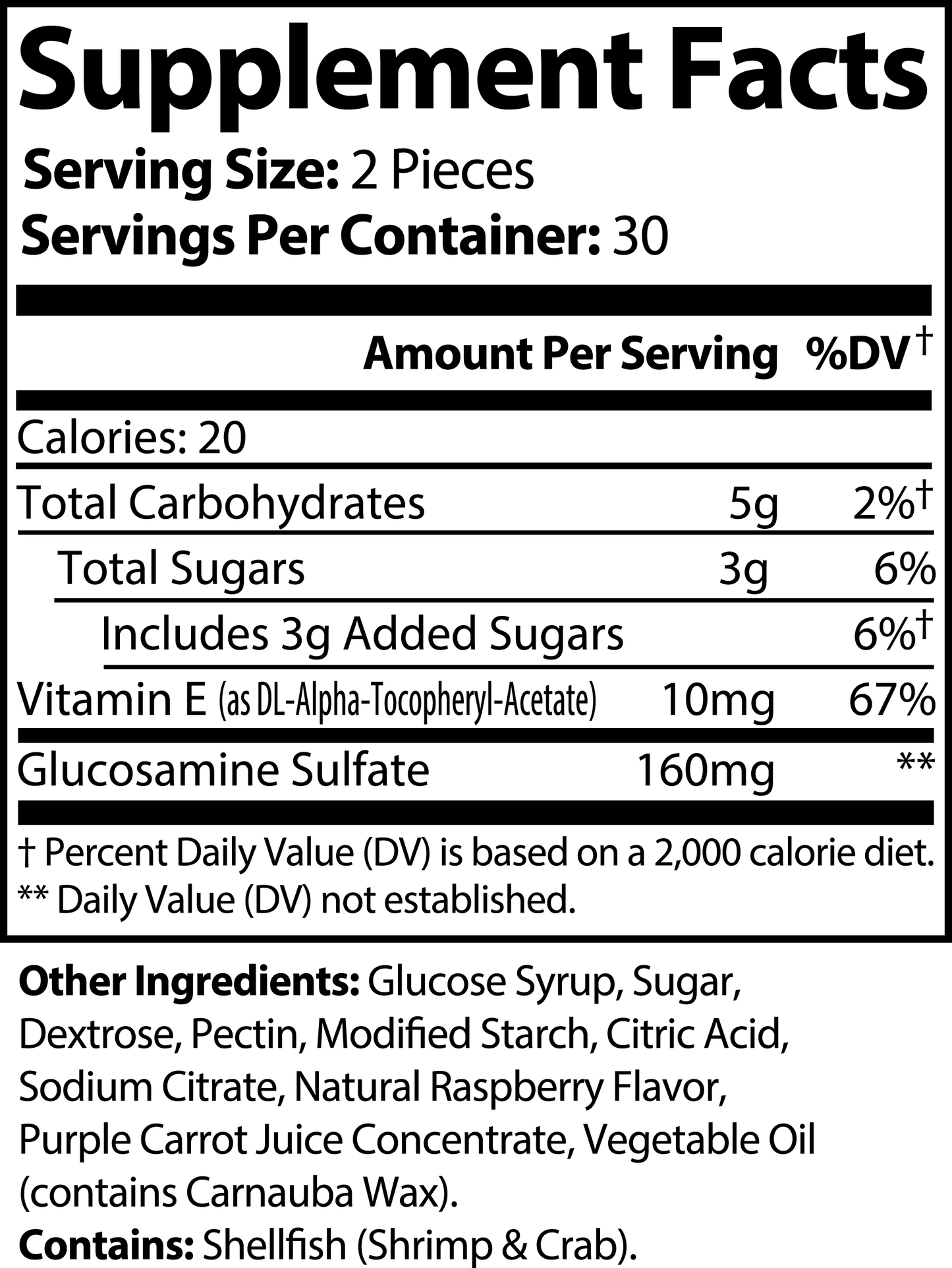 Manifest,life,love,health, Joint Support Gummies (Adult)