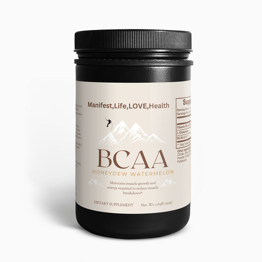 Manifest,Life,Love,Health, BCAA Post Workout Powder (Honeydew/Watermelon)