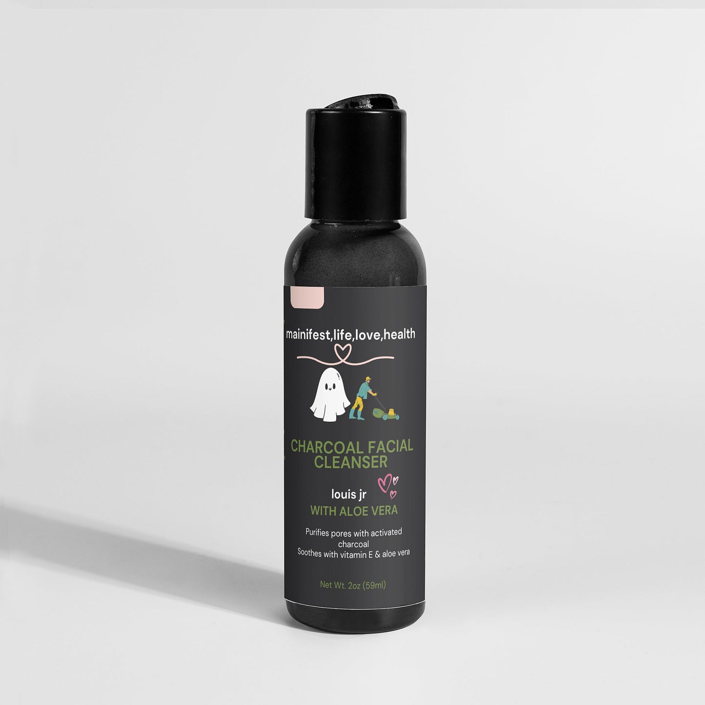 manifest,life,love,health Charcoal Facial Cleanser