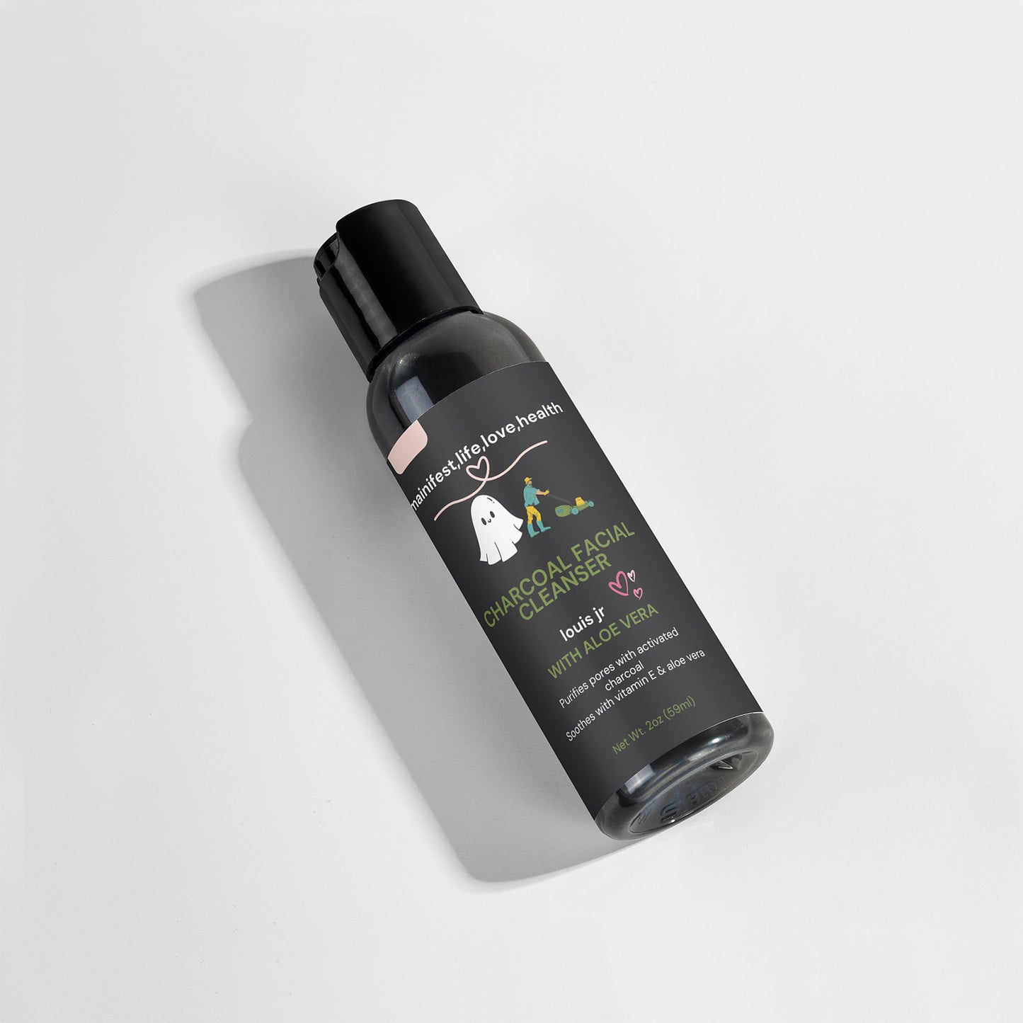 manifest,life,love,health Charcoal Facial Cleanser