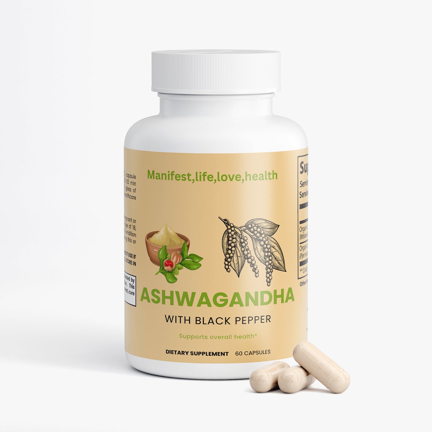 Manifest,Life,LOVE,Health Ashwagandha