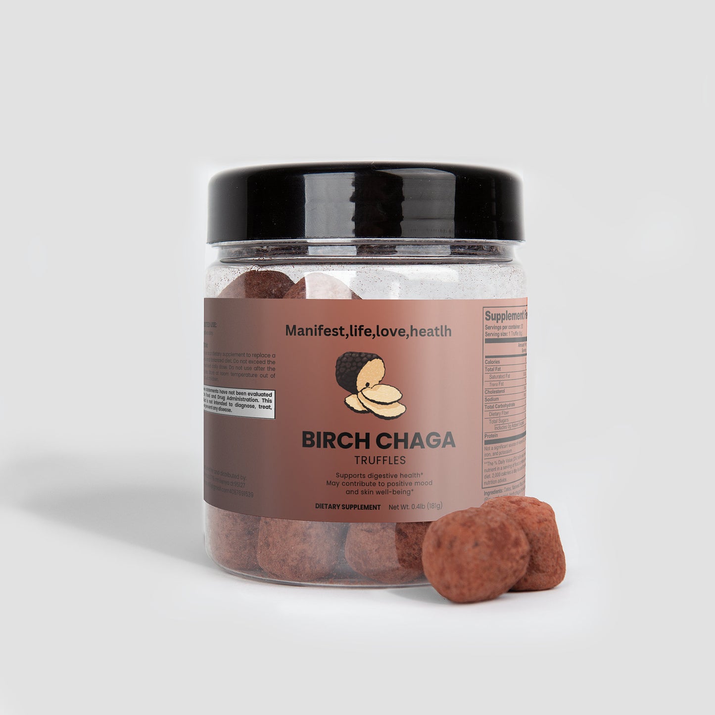 Manifest,life,love, health Birch Chaga Truffles