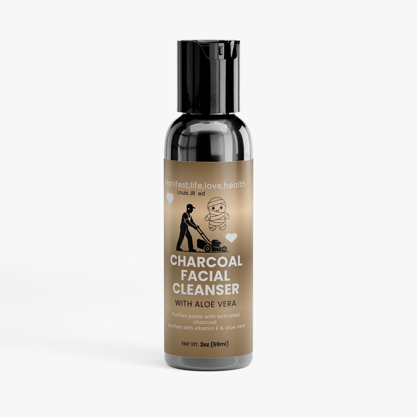 manifest,life,love,health Charcoal Facial Cleanser