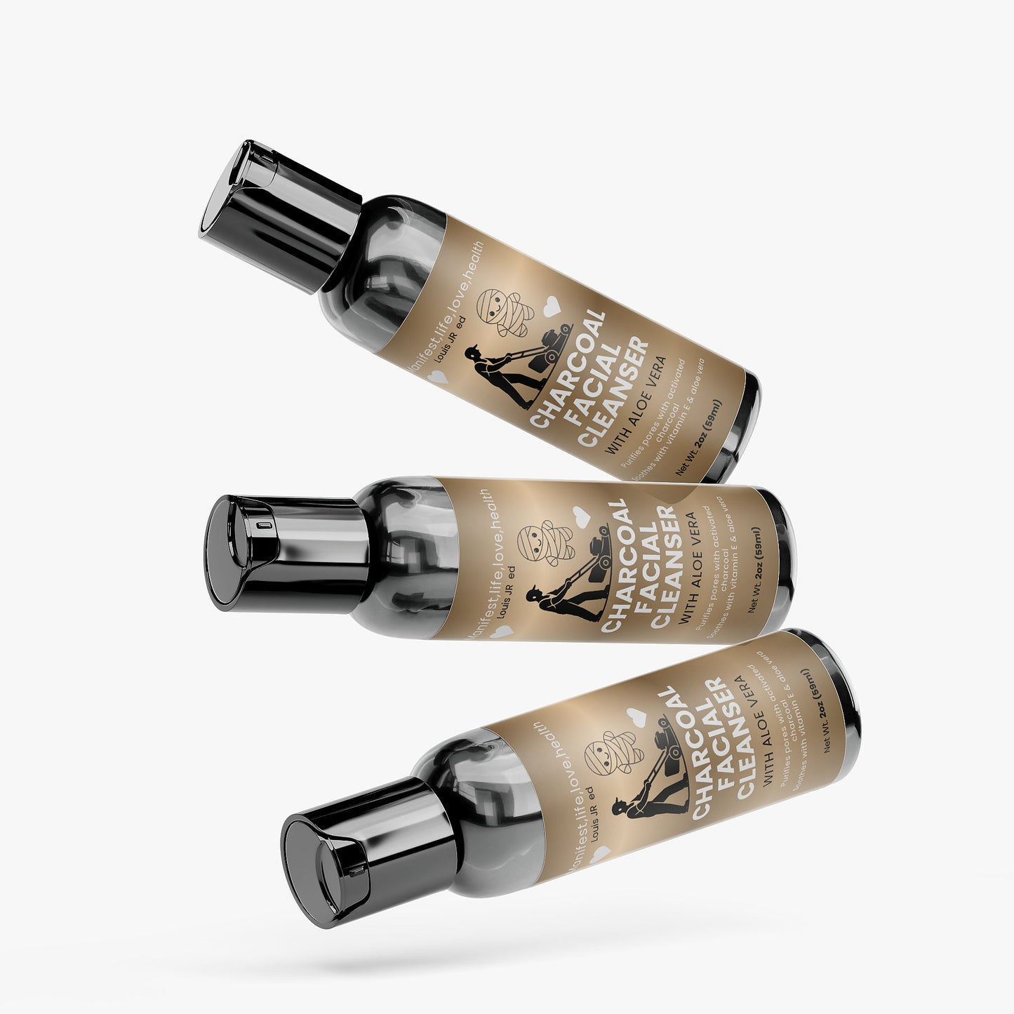 manifest,life,love,health Charcoal Facial Cleanser