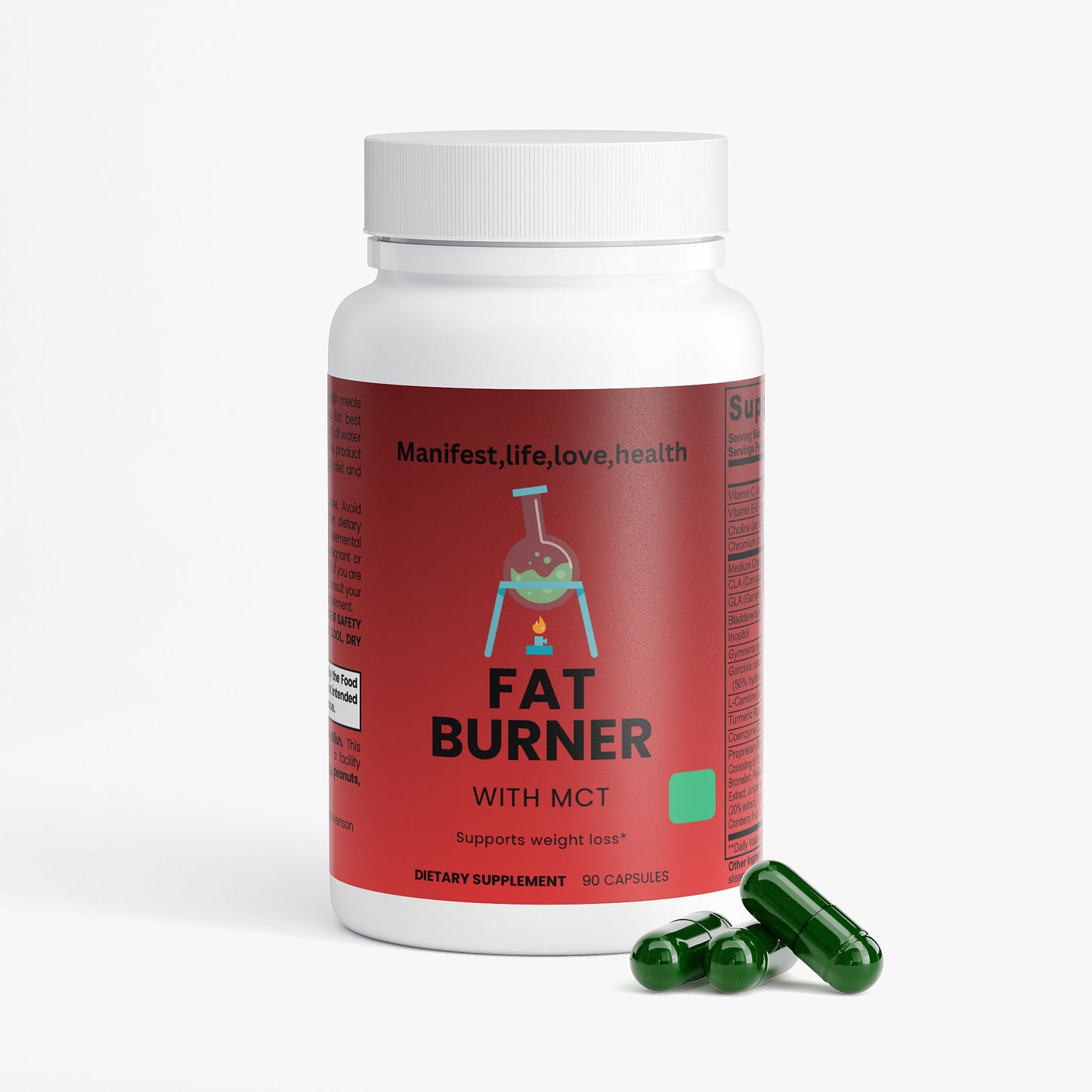manifest,life,love,health Fat Burner with MCT