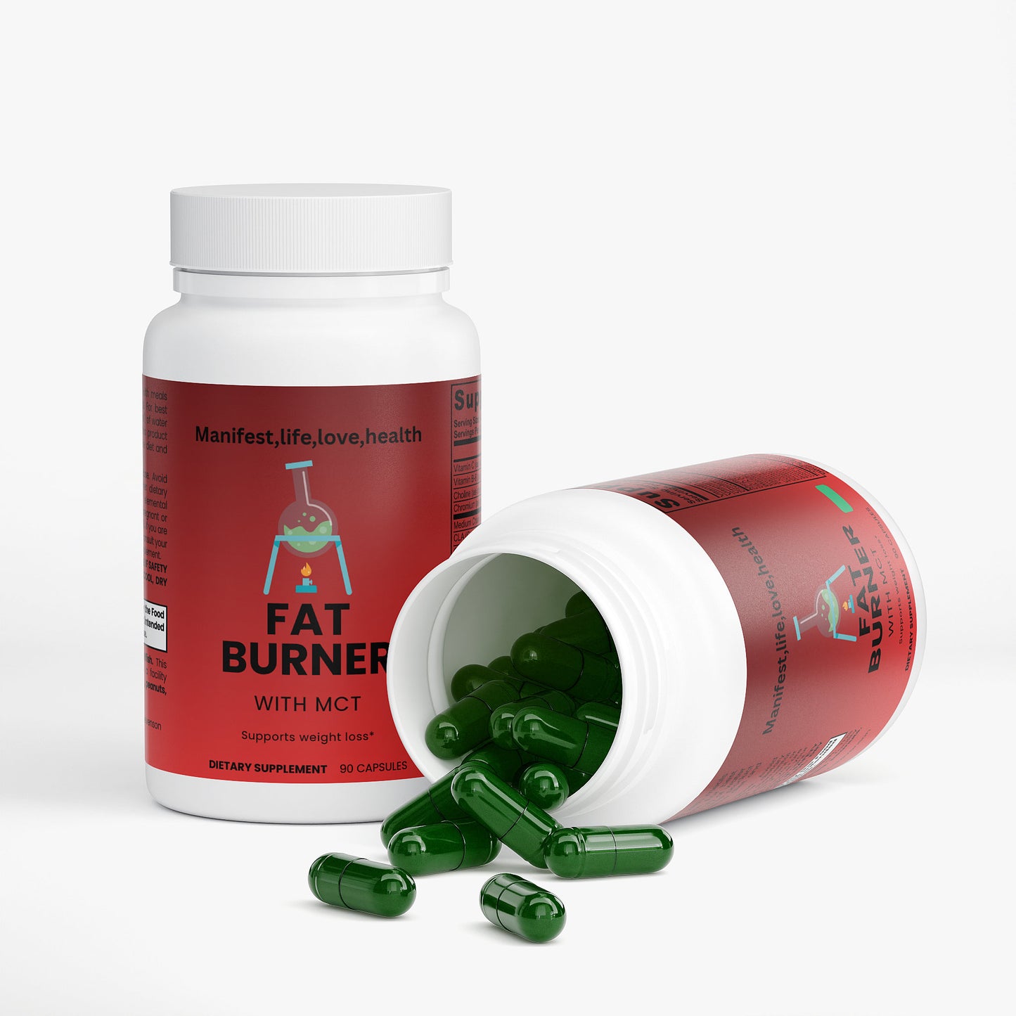 manifest,life,love,health Fat Burner with MCT