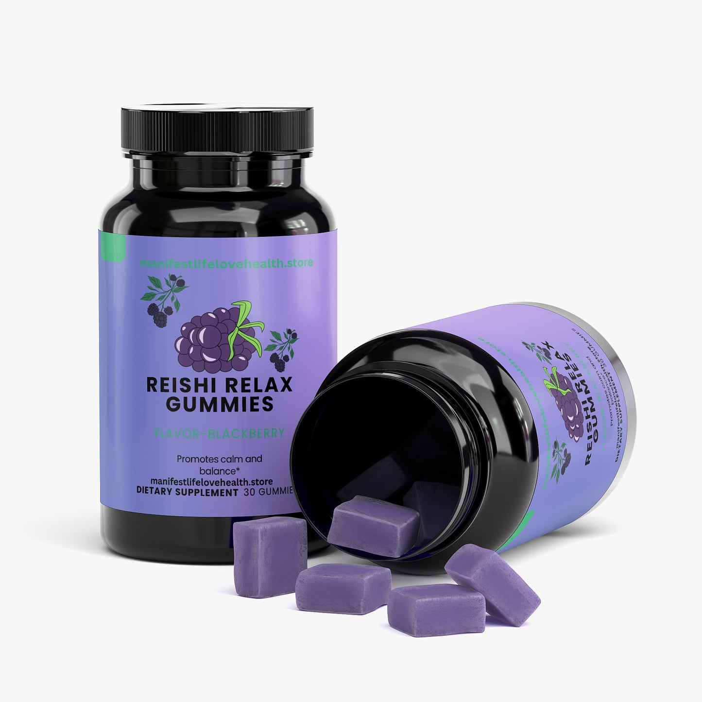 Manifest,life,love,health Reishi Relax Gummies