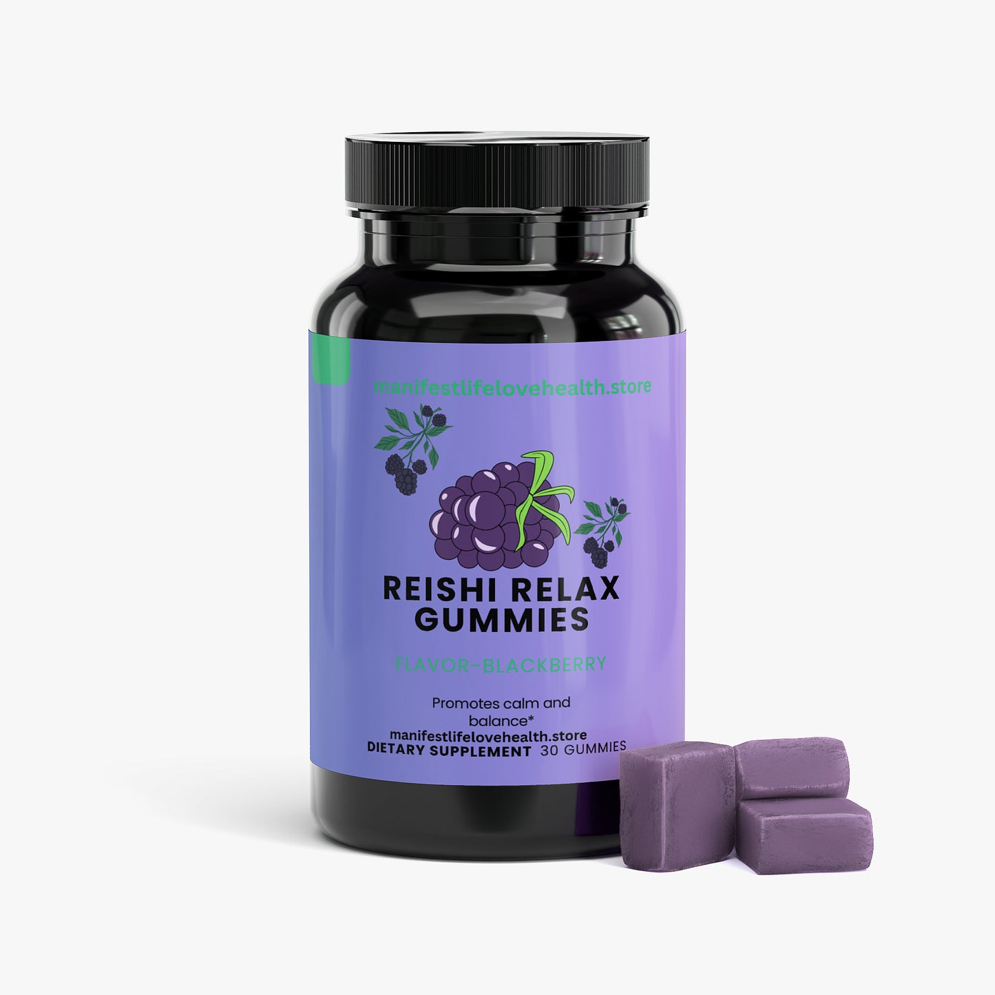 Manifest,life,love,health Reishi Relax Gummies