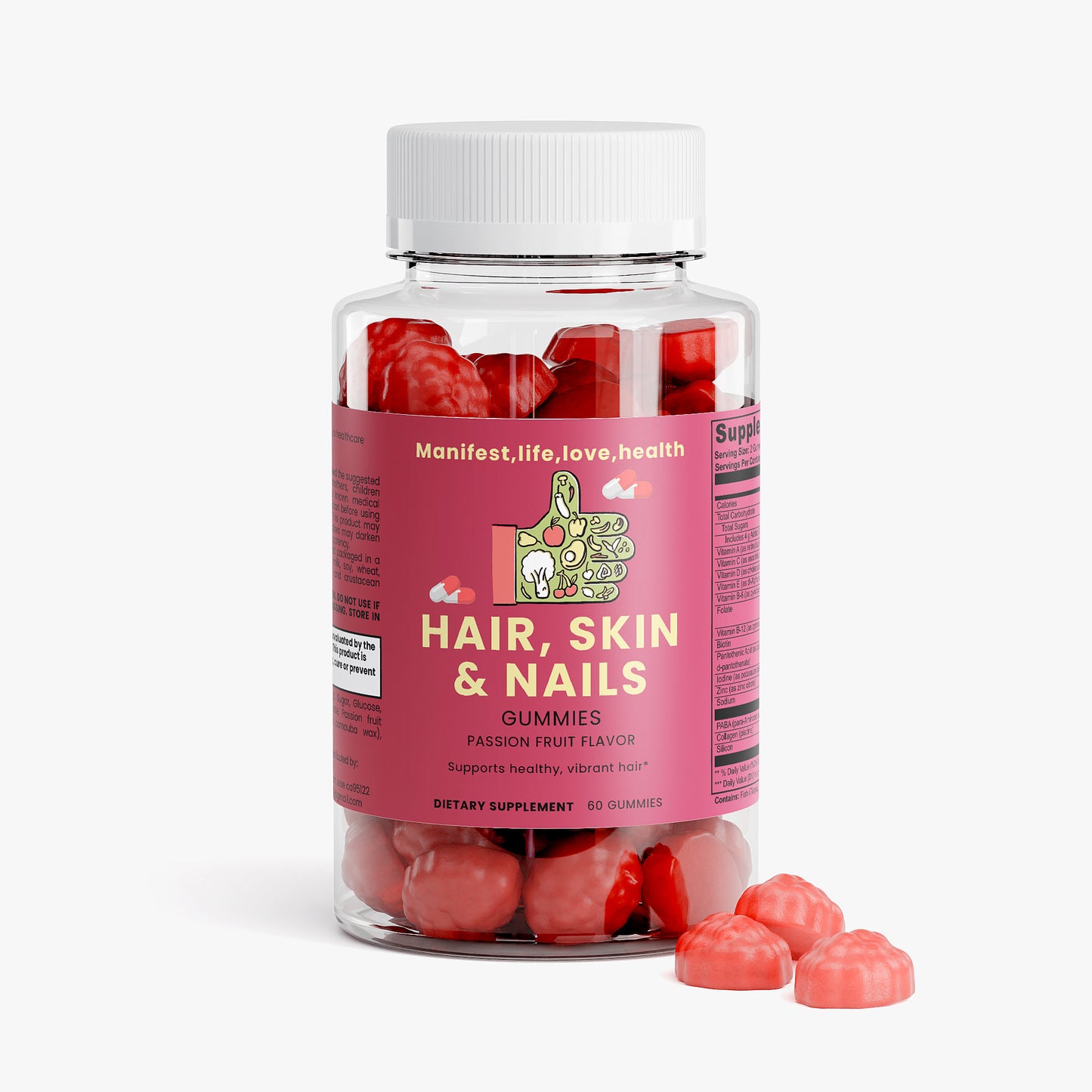 Manifest,life,love,healthHair, Skin & Nails Gummies