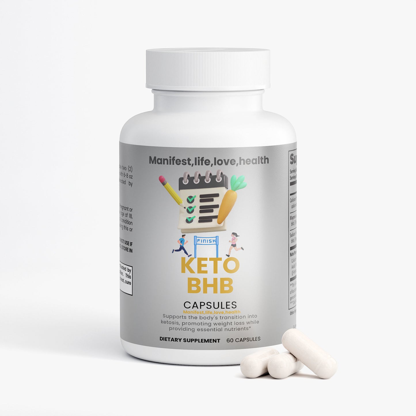Manifest,life,love,health Keto BHB