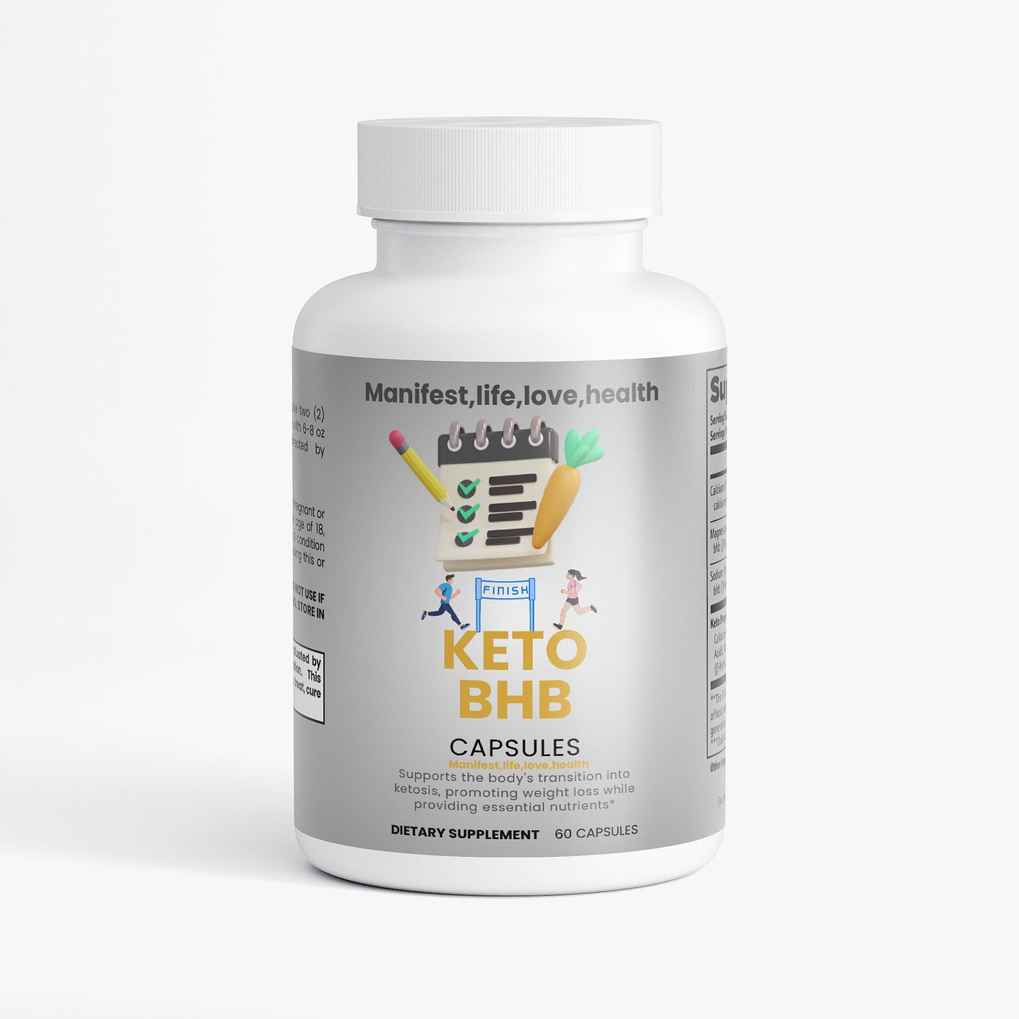Manifest,life,love,health Keto BHB