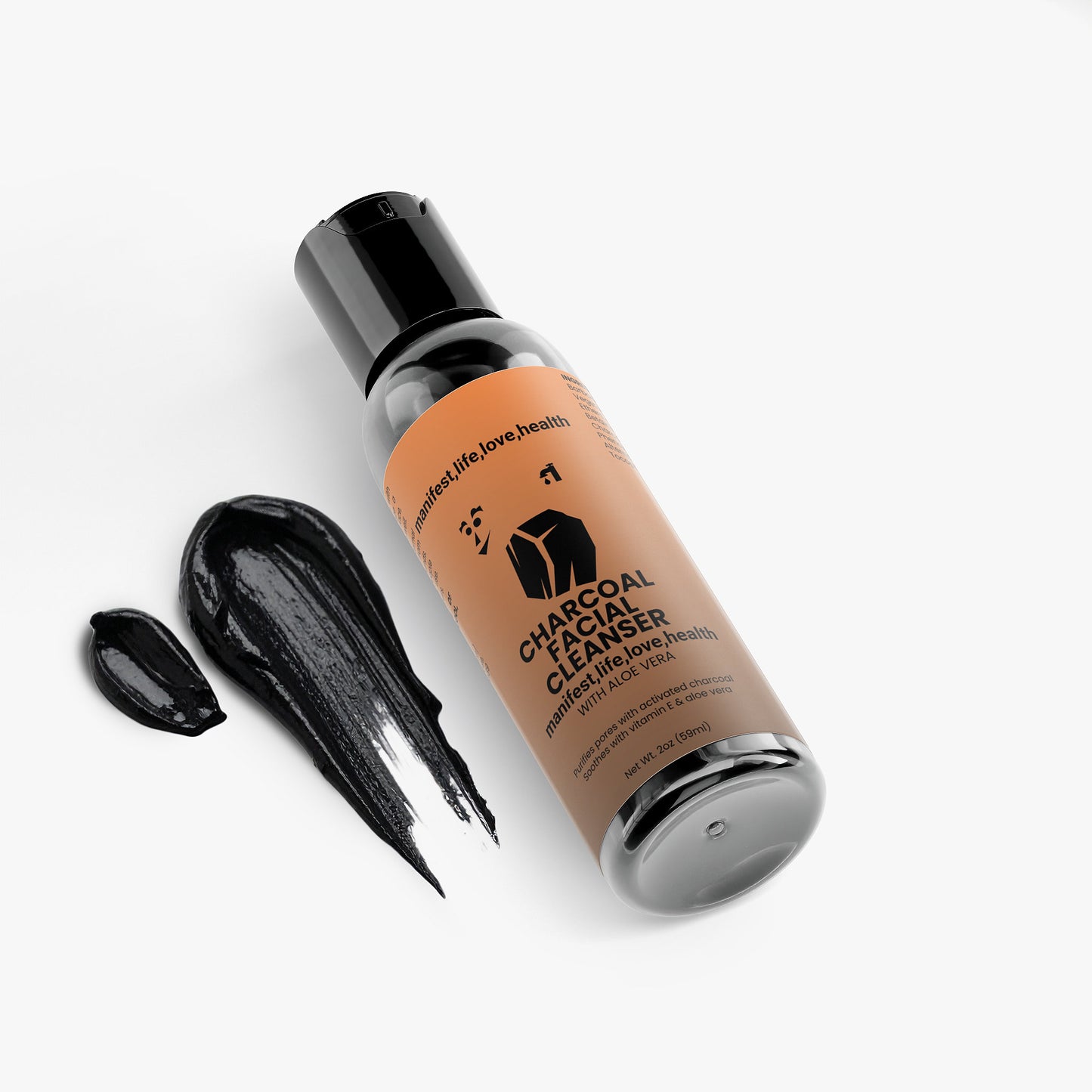 manifest,life,love,health Charcoal Facial Cleanser