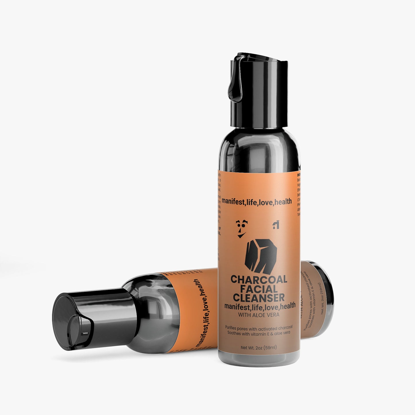 manifest,life,love,health Charcoal Facial Cleanser