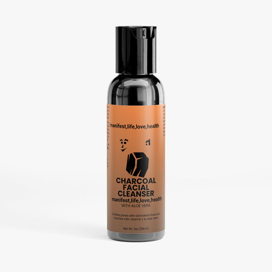 manifest,life,love,health Charcoal Facial Cleanser
