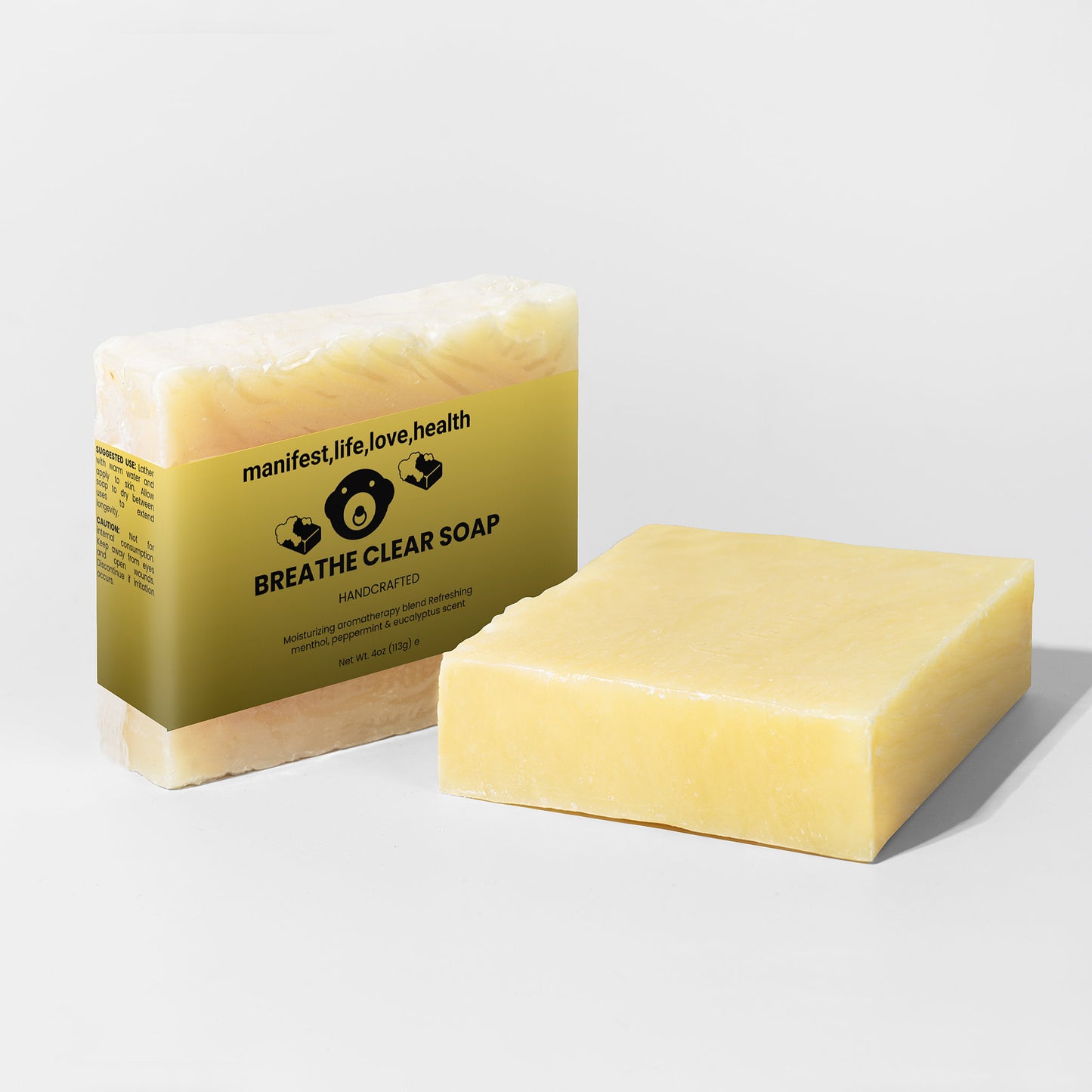 Manifest,Life,Love,Health, Breathe Clear Soap