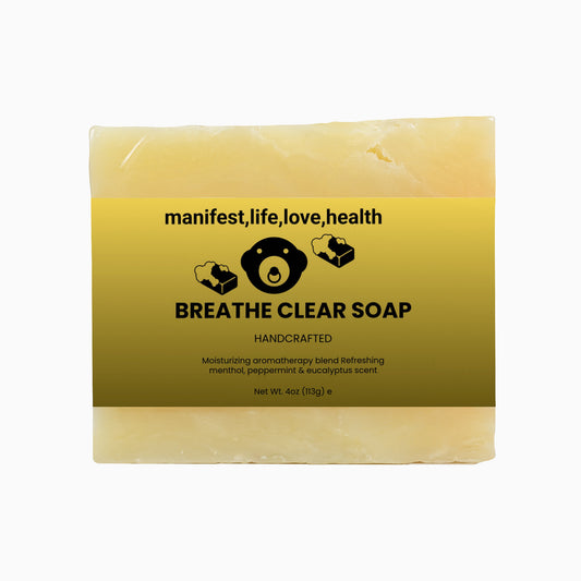 Manifest,Life,Love,Health, Breathe Clear Soap