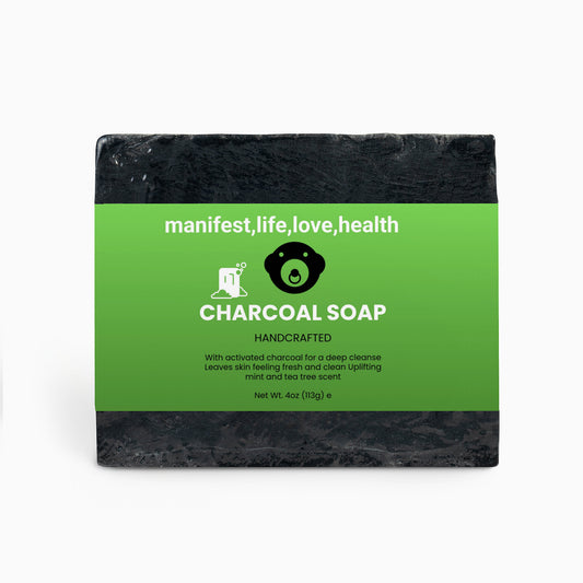 Manifest,life,love,health Charcoal Soap