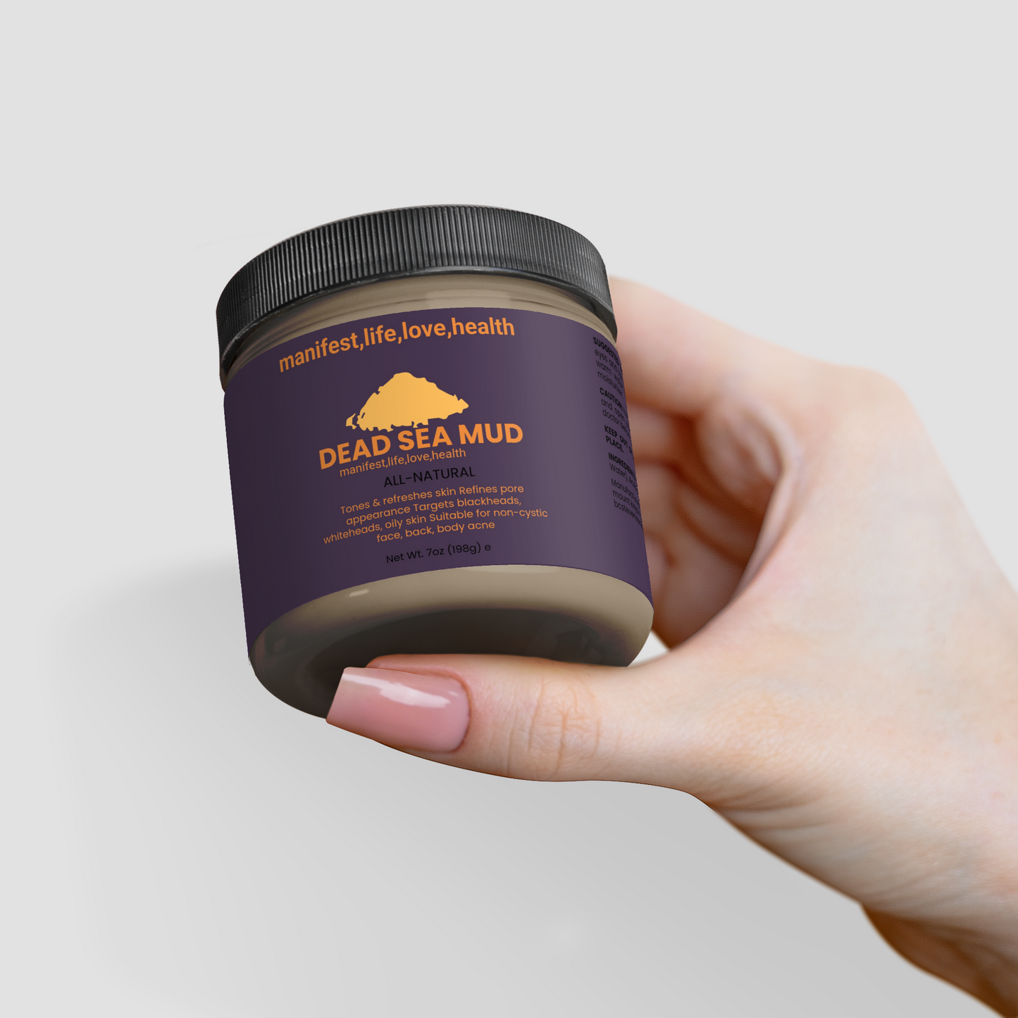 Manifest,life,love,health Dead SEA Mud