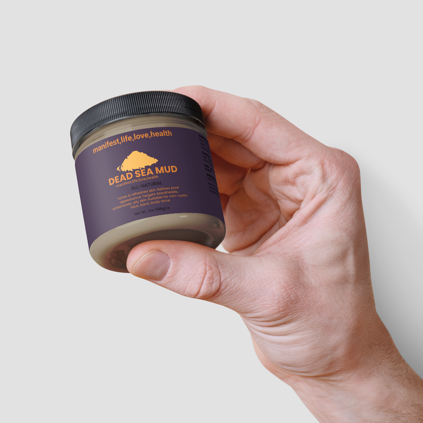 Manifest,life,love,health Dead SEA Mud