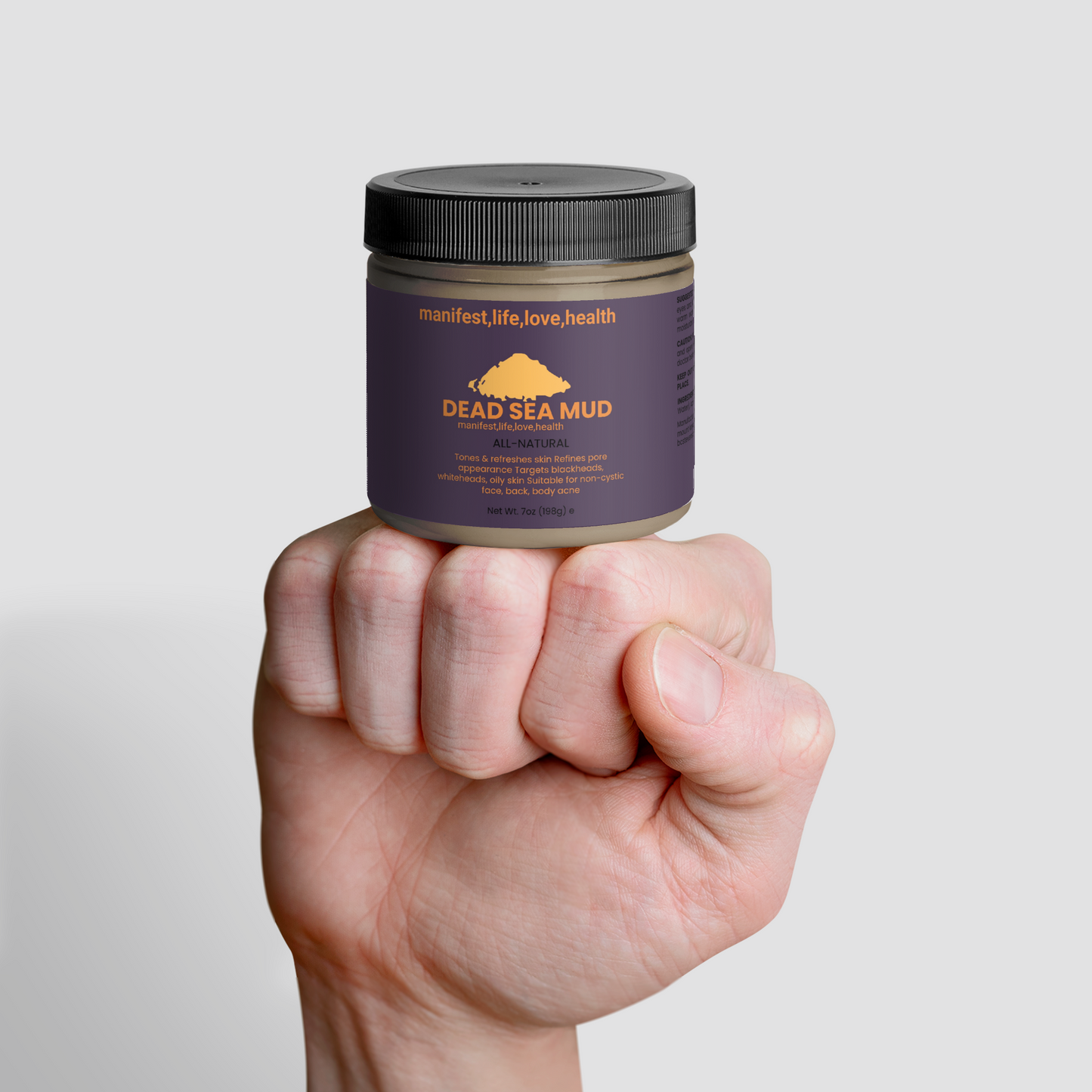 Manifest,life,love,health Dead SEA Mud
